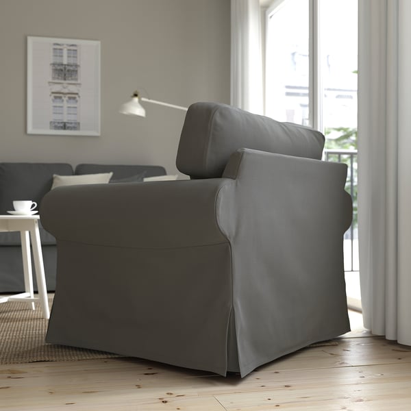 UPPLAND Sillón, Hakebo gris oscuro