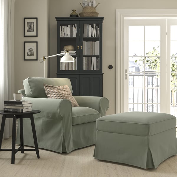 UPPLAND Sillón, Hakebo gris-verde