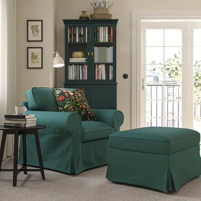 UPPLAND Sillón, Kelinge gris turquesa