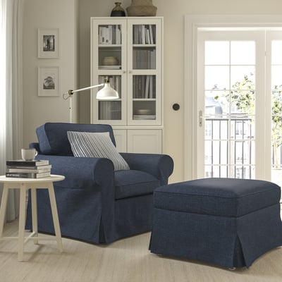 UPPLAND Sillón, Kilanda azul oscuro