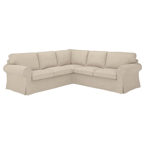 UPPLAND Sofá esquinero, 4 plazas, Hillared beige