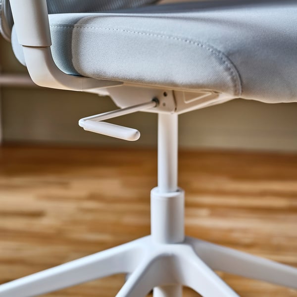 UTKLASSNING Sillón para gaming, Gräsnäs gris/blanco