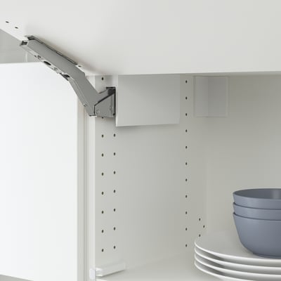 UTRUSTA Bisagra+apertura presión cajón hrzn, blanco