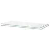 UTRUSTA Estante, vidrio, 30x14 3/4 "