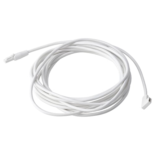 VÅGDAL Cable de conexión, blanco, 137 3/4 "