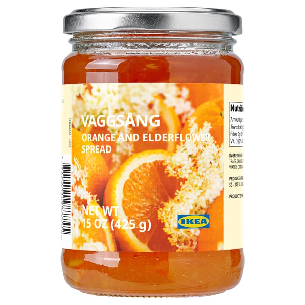 VAGGSÅNG Crema de naranja+flor de saúco, 15 oz