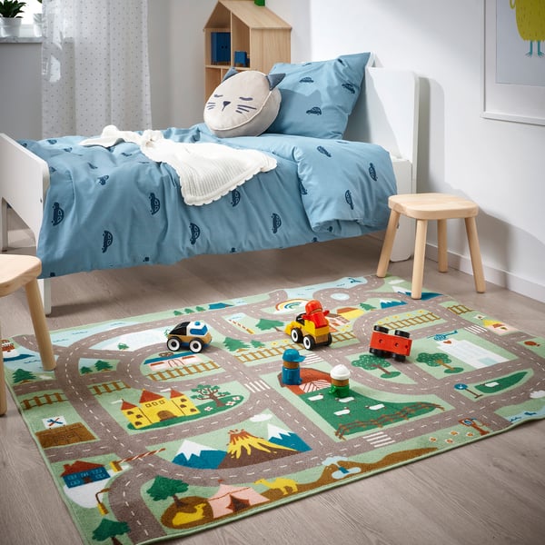VALLABY Alfombra, verde, 3 ' 3 "x4 ' 4 "