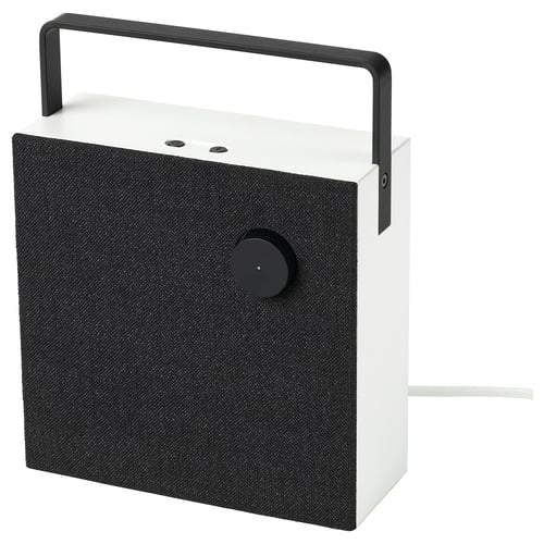 VAPPEBY Bocina Bluetooth, Gen 3 blanco/negro, 8x8 "