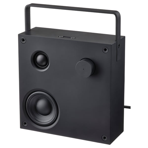 VAPPEBY Bocina Bluetooth, negro/Gen 3, 8x8 "