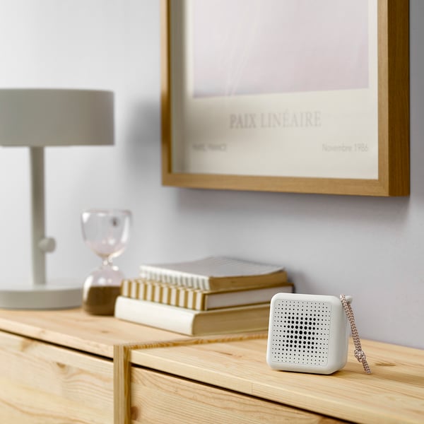 VAPPEBY Bocina portátil Bluetooth®, impermeable/blanco
