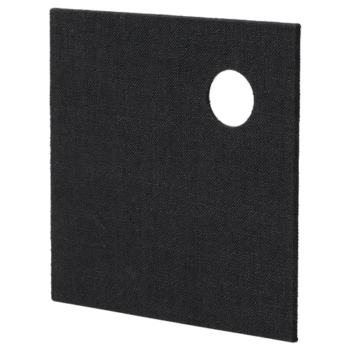 VAPPEBY Frente para bocina Bluetooth, negro, 8x8 "