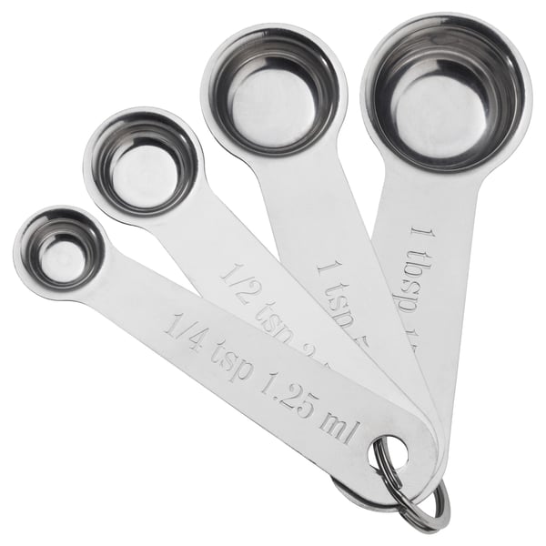 VARDAGEN Cucharas de medir, juego de 4