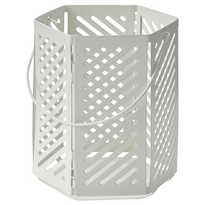 VÅRSYREN Farolillo para vela pequeña, blanco, 5 "