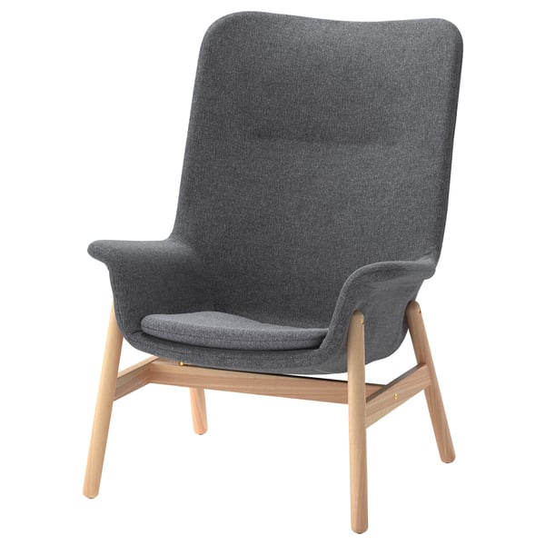 VEDBO Sillón, Gunnared gris oscuro