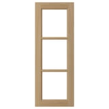 VEDHAMN Puerta de vidrio, roble, 15x40 "