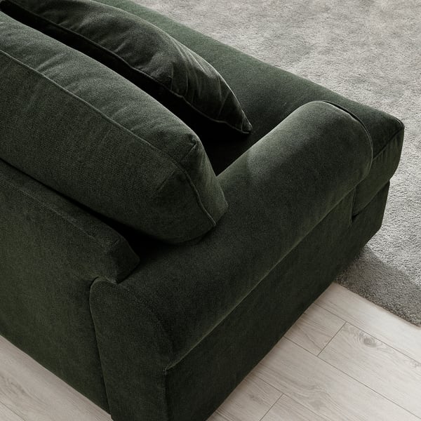 VENNGARN Sillón de 1.5 plazas, Johanneshov verde oscuro