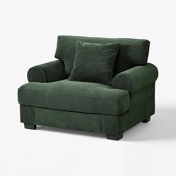 VENNGARN Sillón de 1.5 plazas, Johanneshov verde oscuro