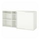 VIHALS Combinación de almacenaje, blanco, 74 3/4x18 1/2x35 3/8 "