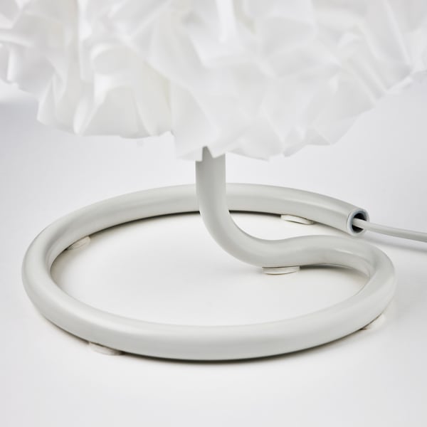 VINDKAST Lámpara de mesa, blanco, 10 "