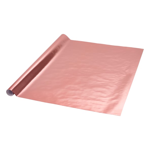 VINTERFINT Rollo de papel de regalo, efecto metálico rosado, 9.84x2.30 '/22.60 pie²
