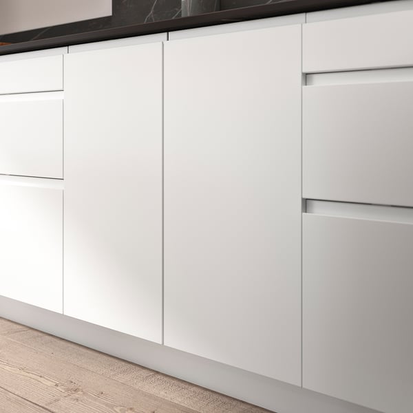 VOXTORP Puerta, blanco mate, 15x30 "