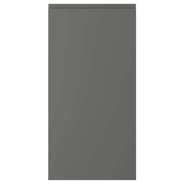 VOXTORP Puerta, gris oscuro, 15x30 "
