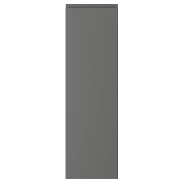 VOXTORP Puerta, gris oscuro, 12x40 "